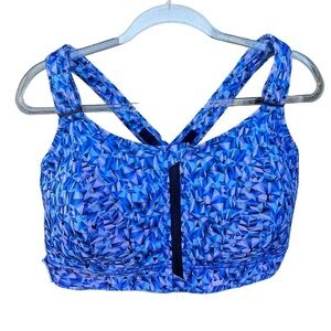 SHEFIT Ultimate Sports Bra High Impact Adjustable Support Prism Blue 5 Luxe GUC